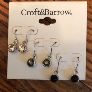 Croft&Barrow Earrings. NWT